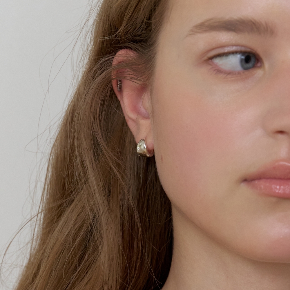 러브미몬스터 데일리 코어 콘 링귀걸이 실버(lovememonster Daily Core Cone Ring Earrings SILVER) - 2