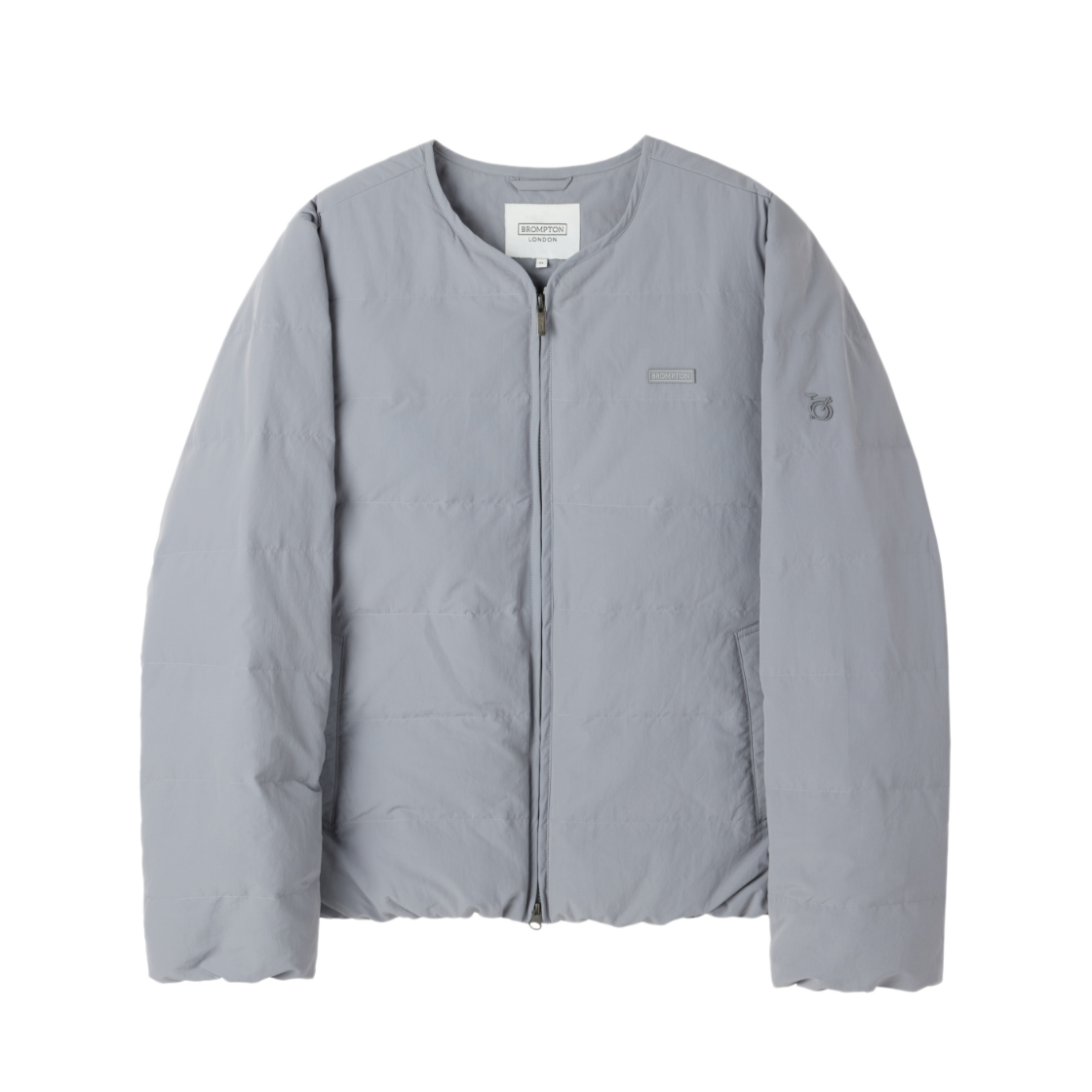 P264UDW142090 BROMPTON LONDON Airshift Lay Down Jacket Grey