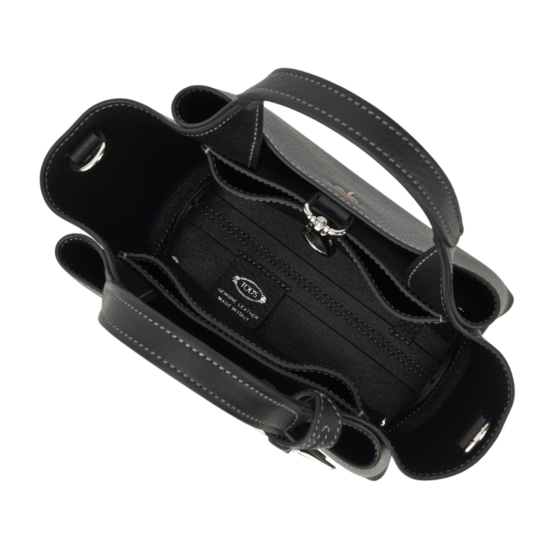 토즈 레더 마이크로 백 블랙(Tod's Bag in Leather Micro Black) - 4
