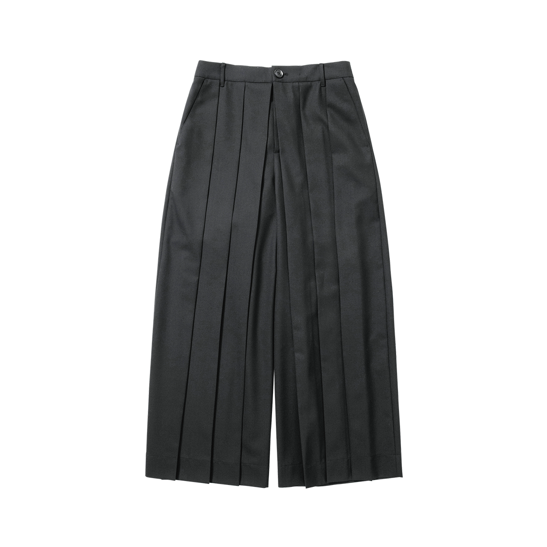 AJ264PT003BK AJOBYAJO Wool Blend Hakama Pants Black