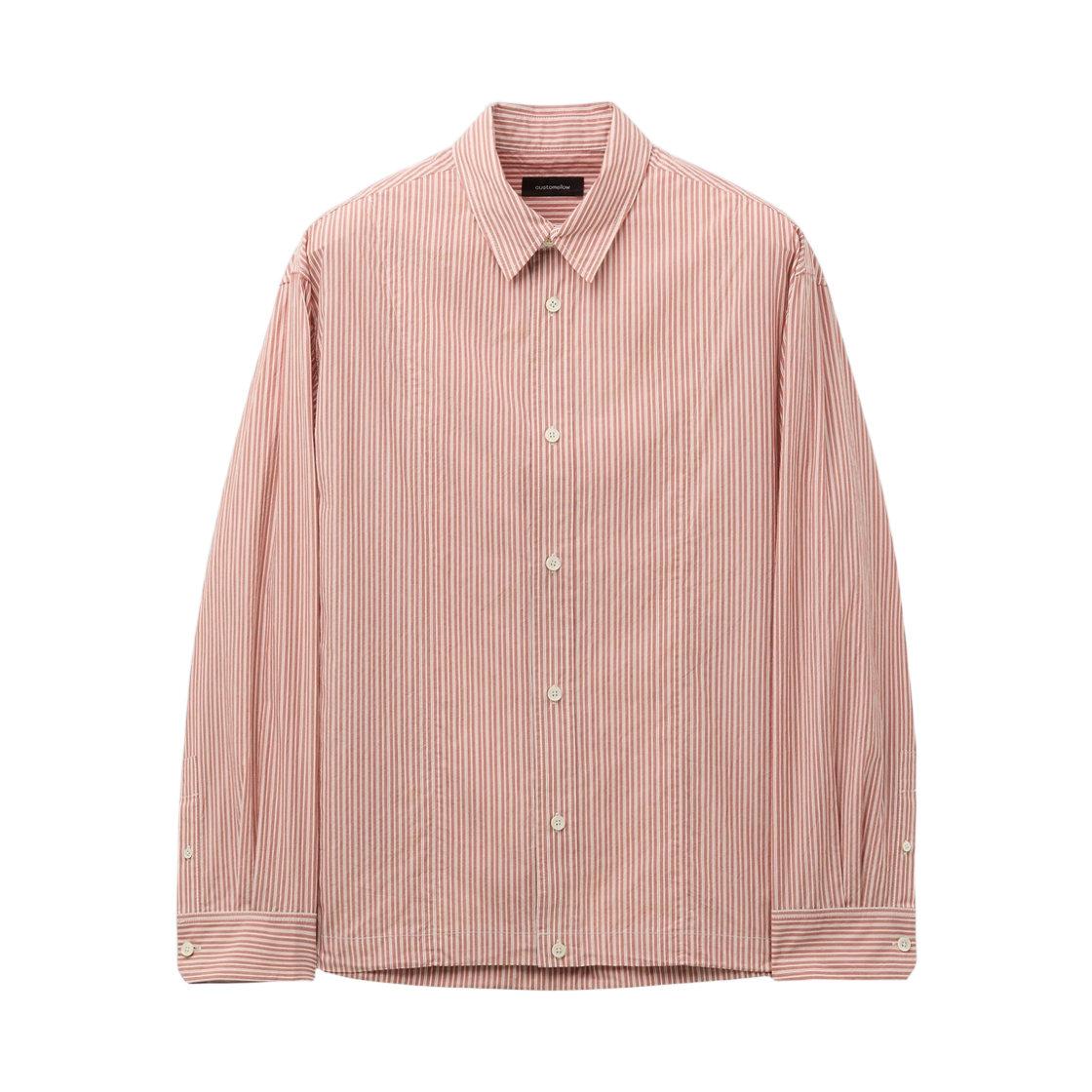 CWSAA26551ORX Customellow Layered Stripe Shirt Orange