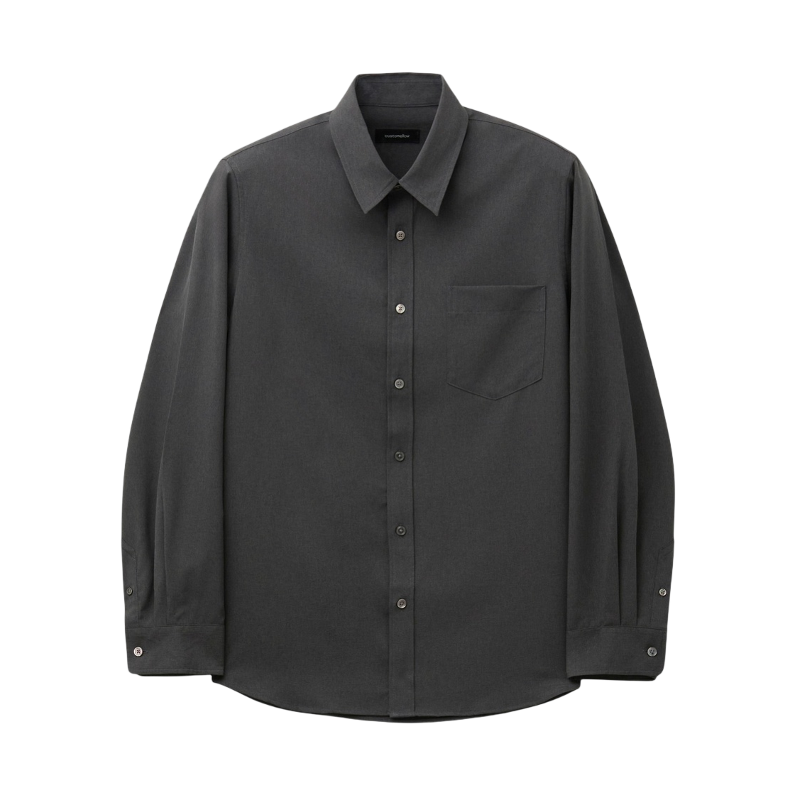 CWSAA26501GYD Customellow Regular-Fit Basic Shirt Dark Gray