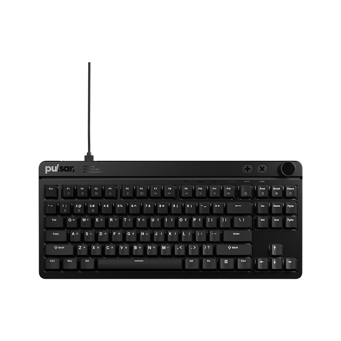 XBMS01KR Pulsar Xboard MS TKL ANSI Black KR