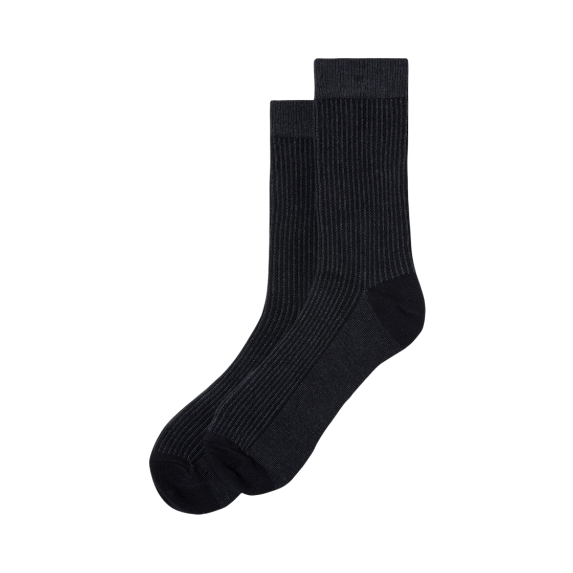 CALAX26512GYD Customellow Ribbed Socks Dark Gray