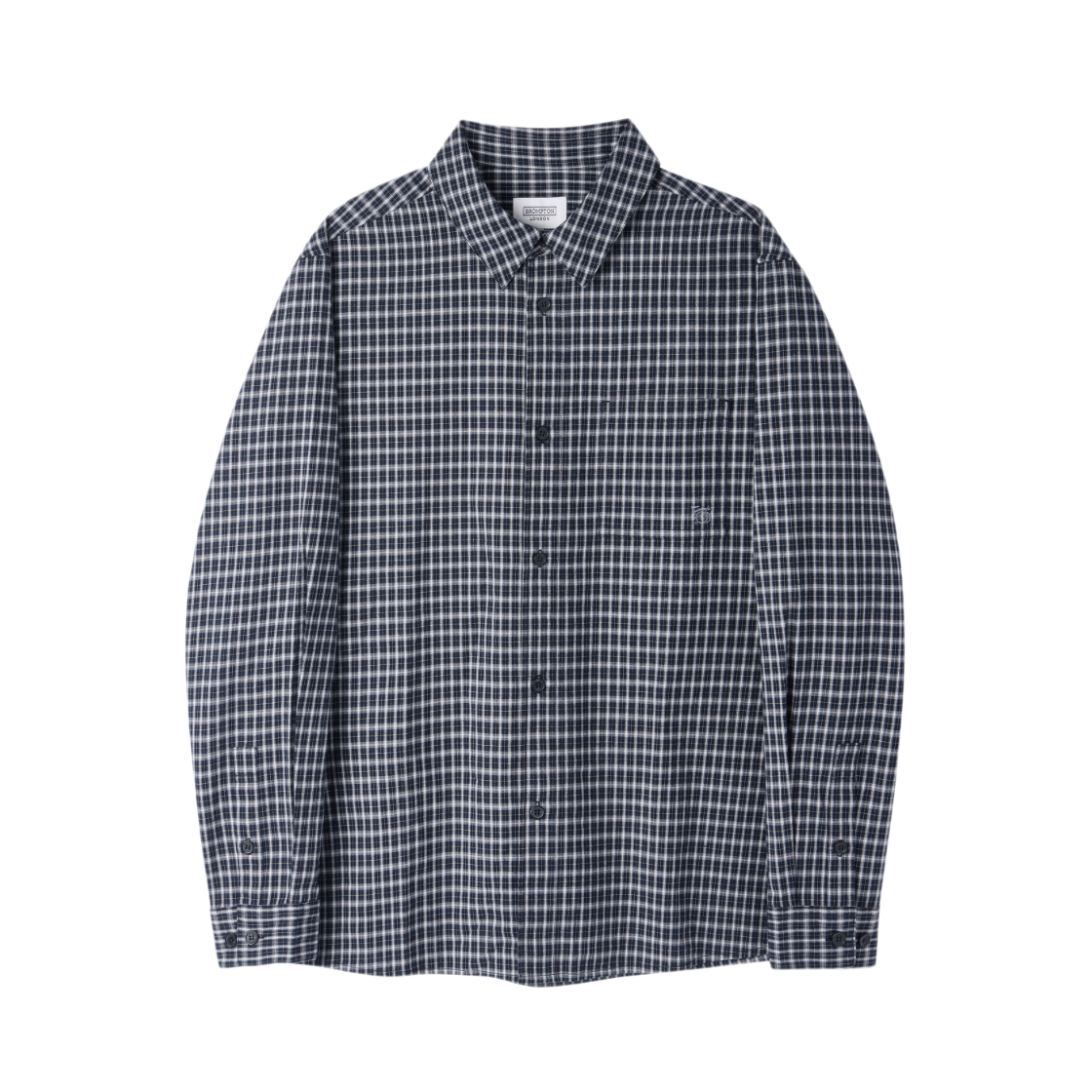 P263USH401099 BROMPTON LONDON Check Shirt Black