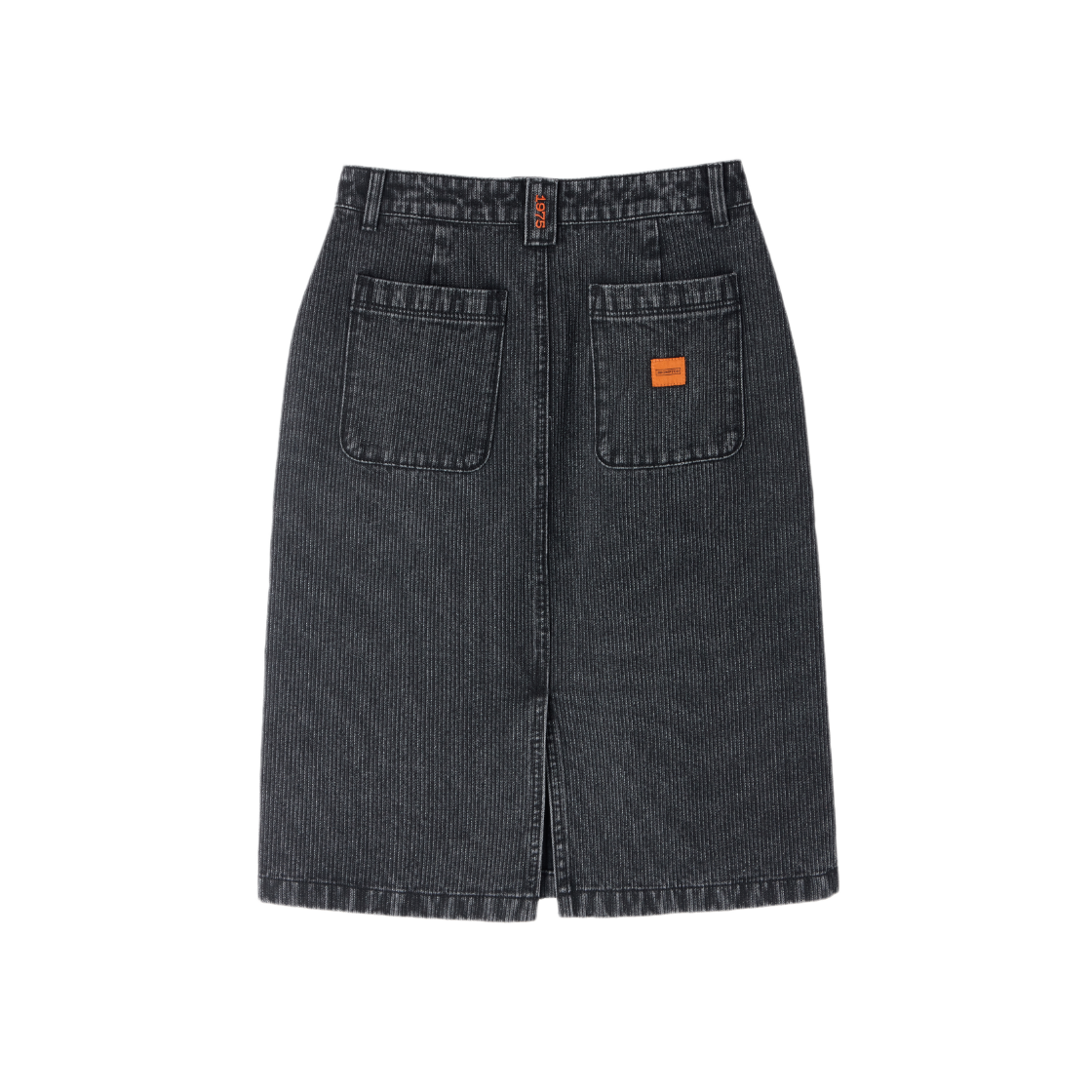 브롬톤 런던 우먼 코듀로이 데님 스커트 블랙(BROMPTON LONDON W Corduroy Denim Skirt Black) - 2