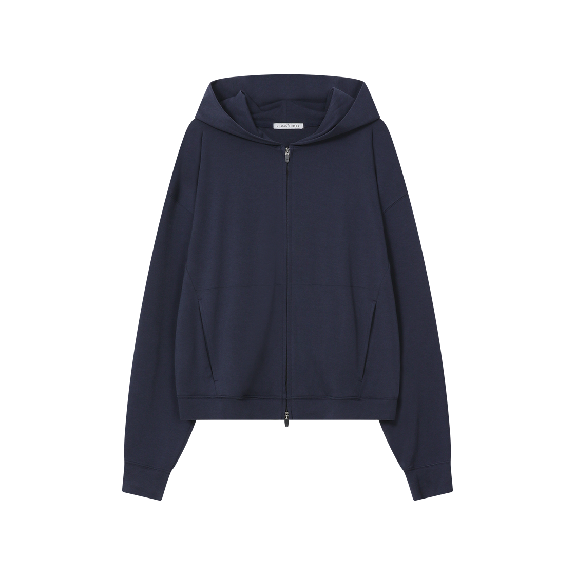 폴리테루 휴먼인덱스 베이시카 집 후디 블루(Polyteru Human Index Basica Zip Hoodie Blue)