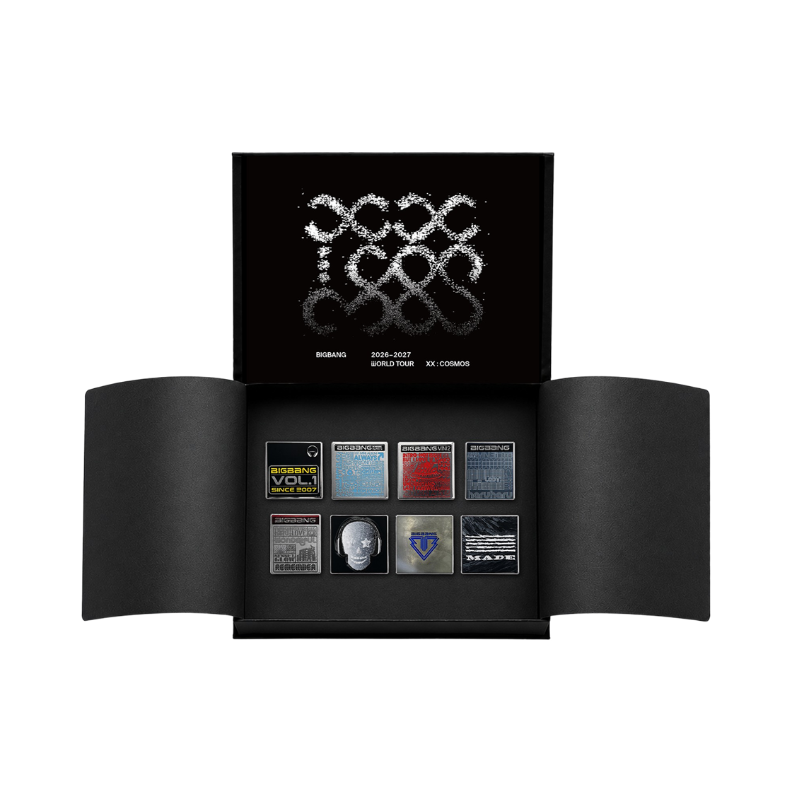 - Bigbang 2026-2027 World Tour XX : Cosmos Album Badge Collection