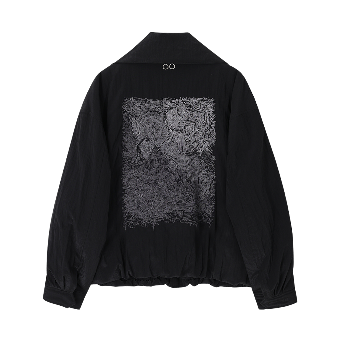 송지오 컬렉션 엠브로이드 웰드 자켓 블랙(SONGZIO COLLECTION Embroidered Weld Jacket Black) - 2