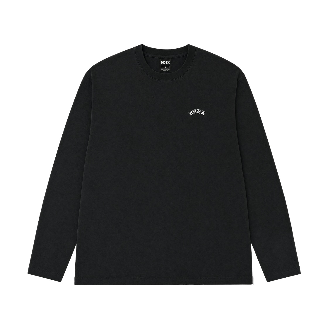 H3AM3MLTL020BK HDEX Natural Body Fit Long Sleeve Black
