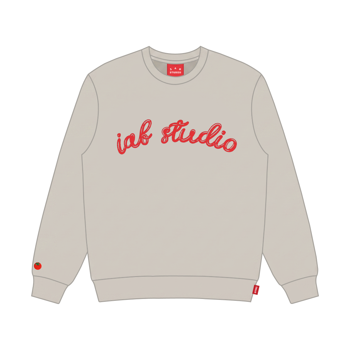 - IAB Studio x Otoki Ketchup Sweatshirt Gray