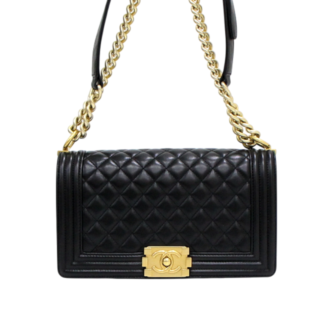 ITEBA2IRHFU4 Chanel Boy Chanel Medium Women Shoulder Bag Black