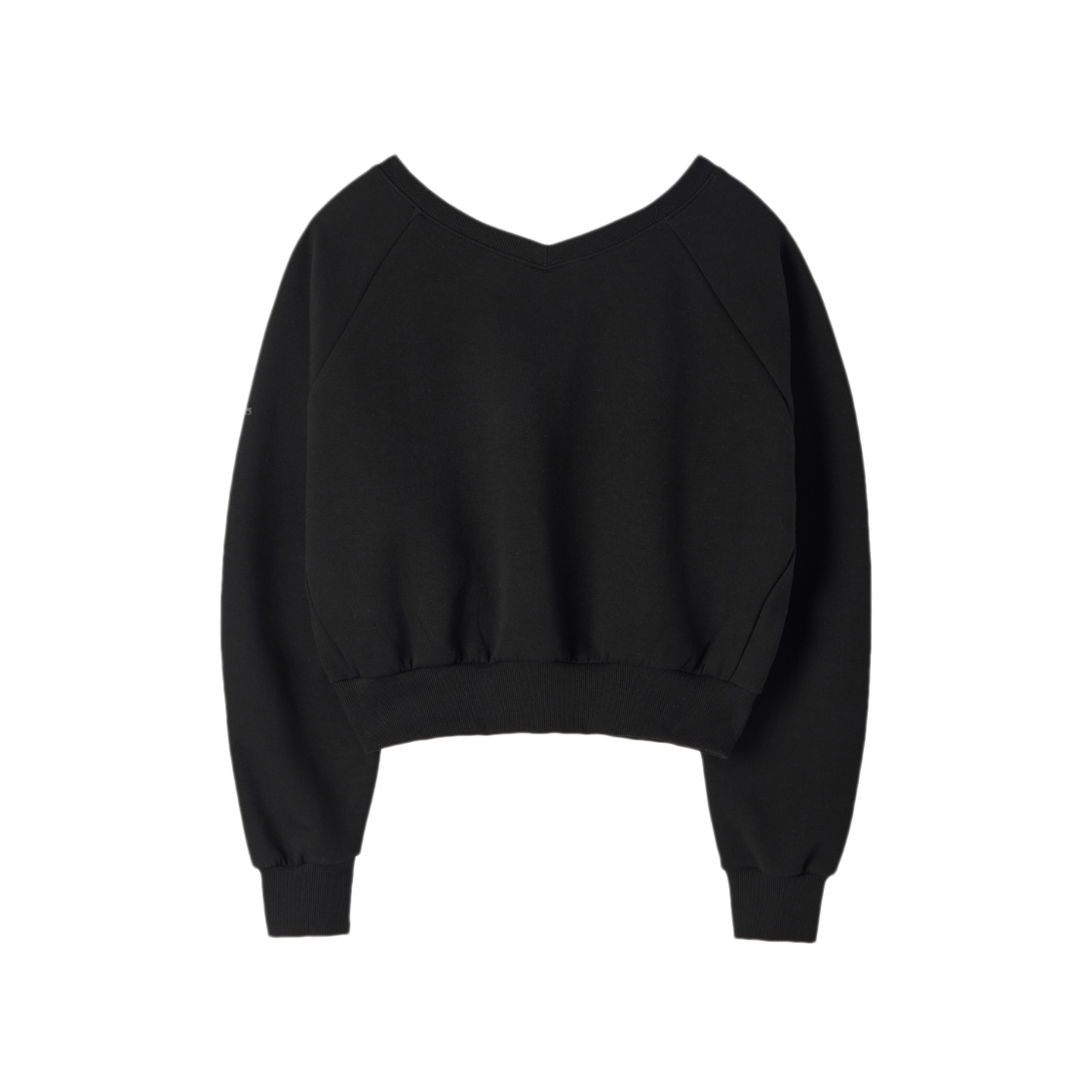 브롬톤 런던 우먼 V넥 스웻셔츠 블랙(BROMPTON LONDON W V-Neck Sweatshirt Black) - 2