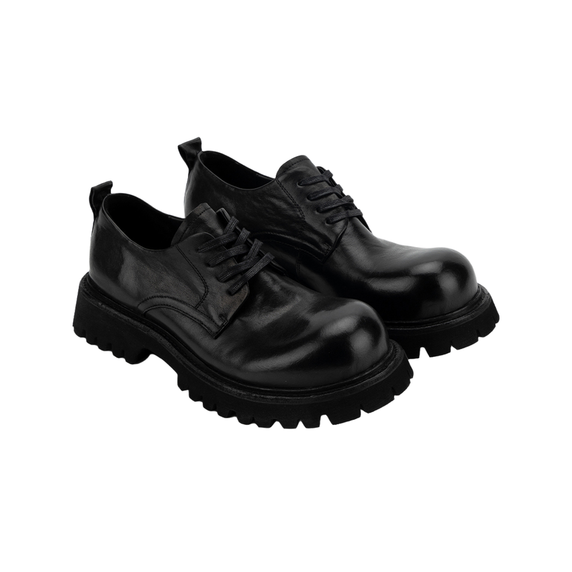 지오송지오 볼륨 더비 슈즈 블랙 BI5AS502BK(ZIOSONGZIO Volume Derby Shoes Black) - 2