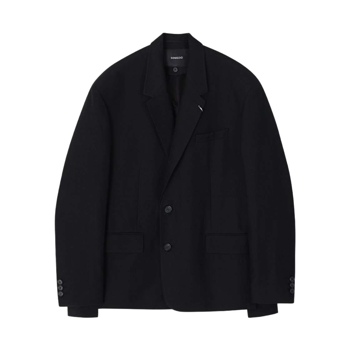 송지오 컬렉션 인터록 자켓 블랙(SONGZIO COLLECTION Interlock Jacket Black) - 1