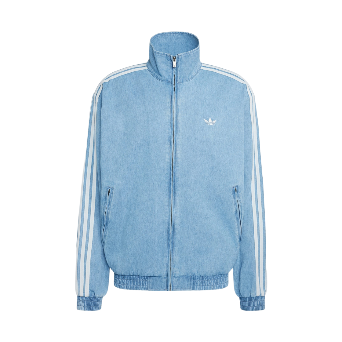 KX1196 Adidas Denim Firebird Track Jacket Light Blue - KR Sizing