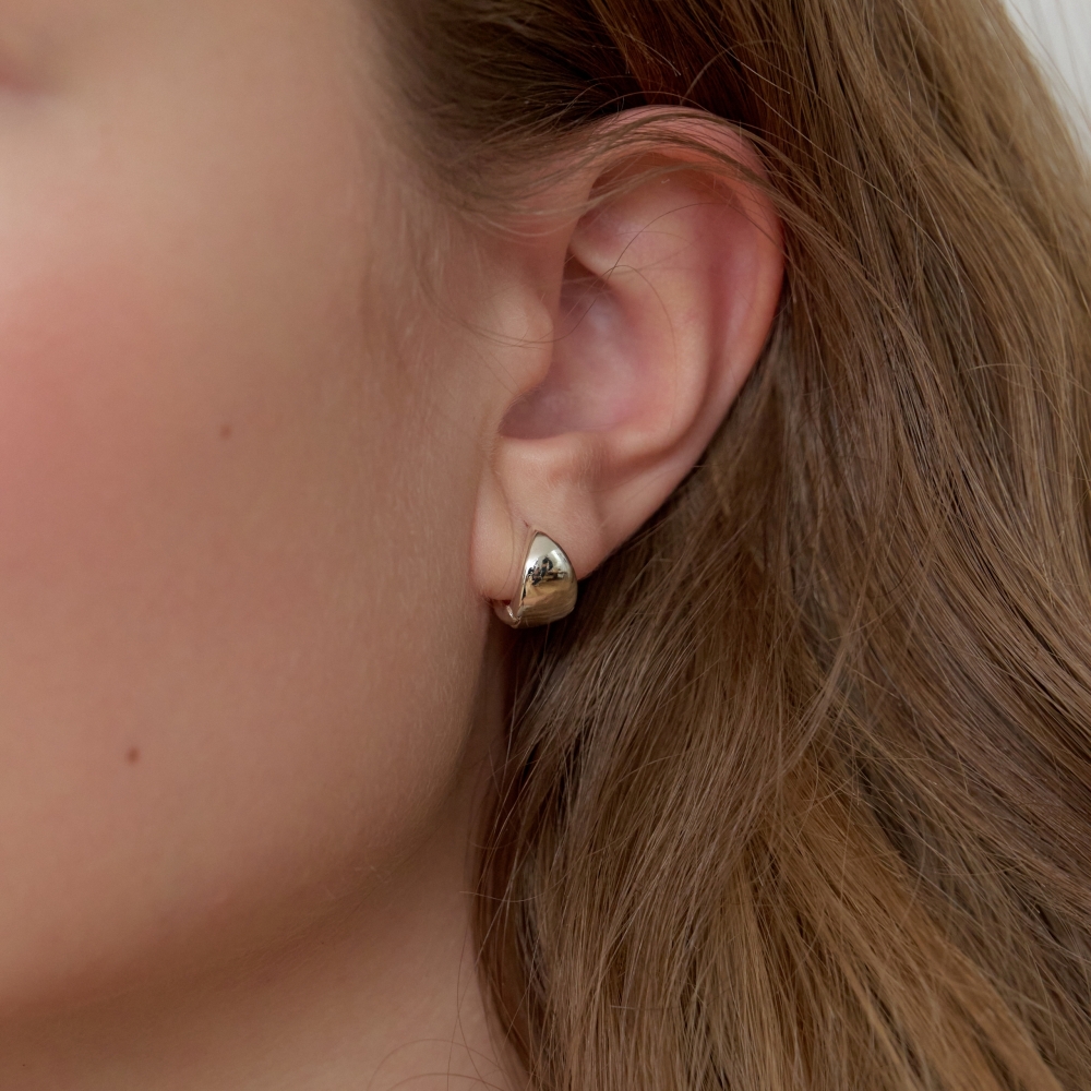 러브미몬스터 데일리 코어 콘 링귀걸이 실버(lovememonster Daily Core Cone Ring Earrings SILVER) - 4