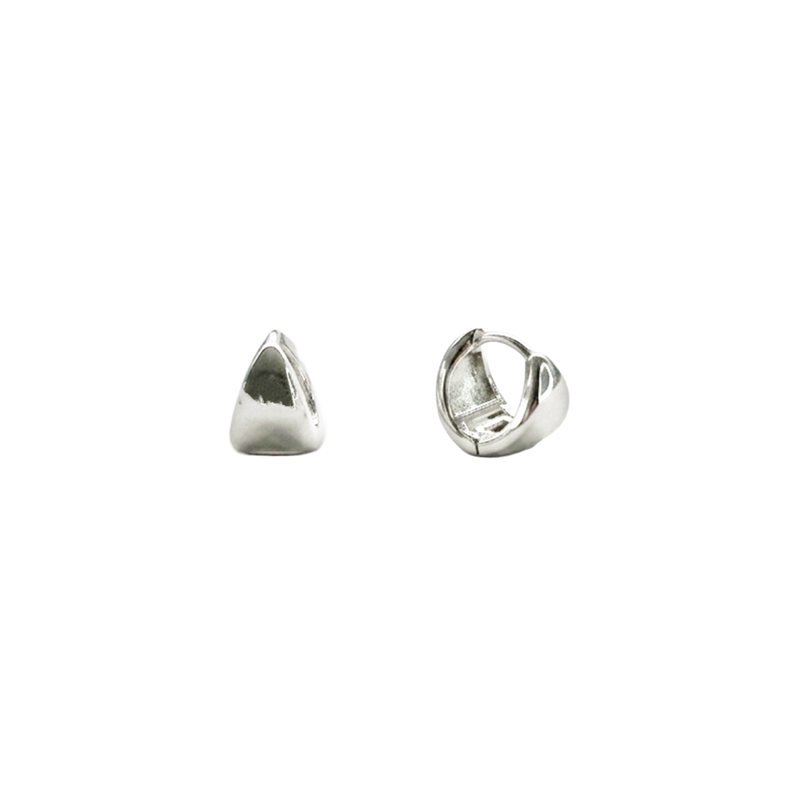 러브미몬스터 데일리 코어 콘 링귀걸이 실버(lovememonster Daily Core Cone Ring Earrings SILVER) - 1