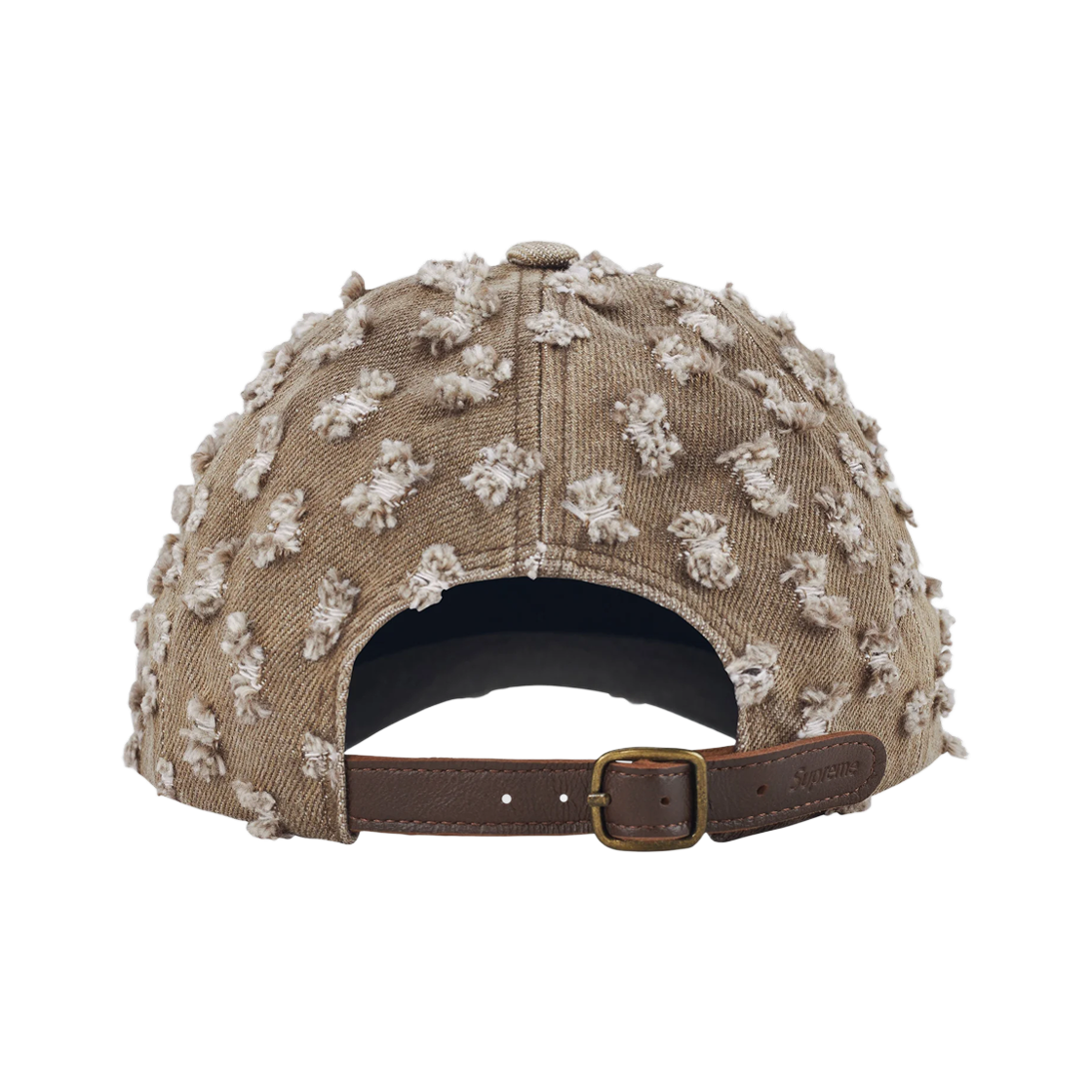 슈프림 홀 펀치 라인스톤 데님 6-패널 브라운 - 26FW(Supreme Hole Punch Rhinestone Denim 6-Panel Brown - 26FW) - 3