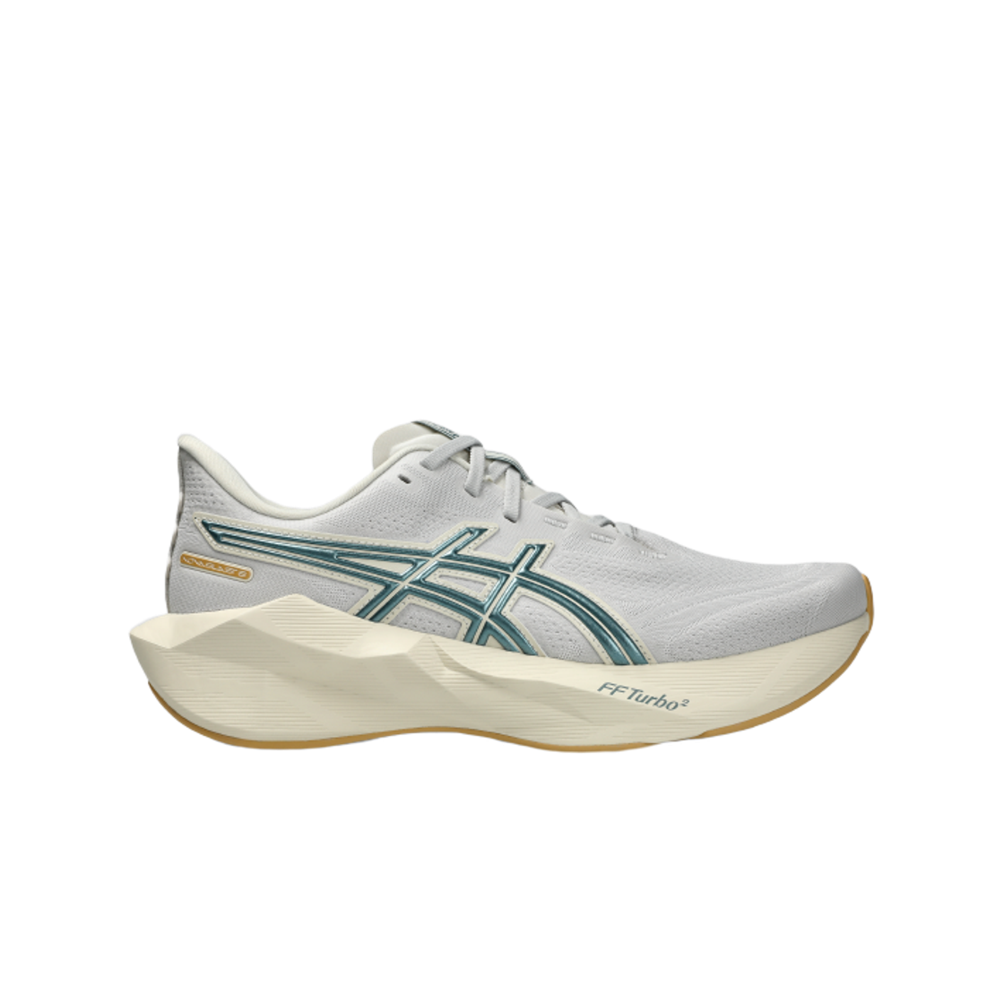 1013A233-020 Asics Novablast 6 Asics Marathon Club Cloud Grey Foggy Teal