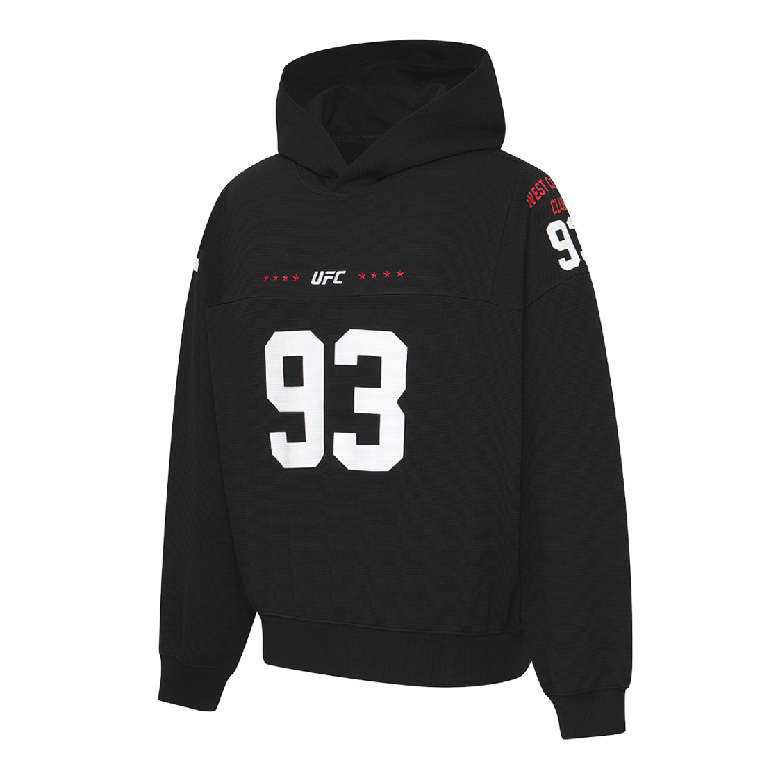 UFC WCFC 93 메가핏 후드티 블랙 U4HDX3102BK(UFC WCFC 93 MEGA OVERSIZED FIT HOODIE BLACK U4HDX3102BK) - 2