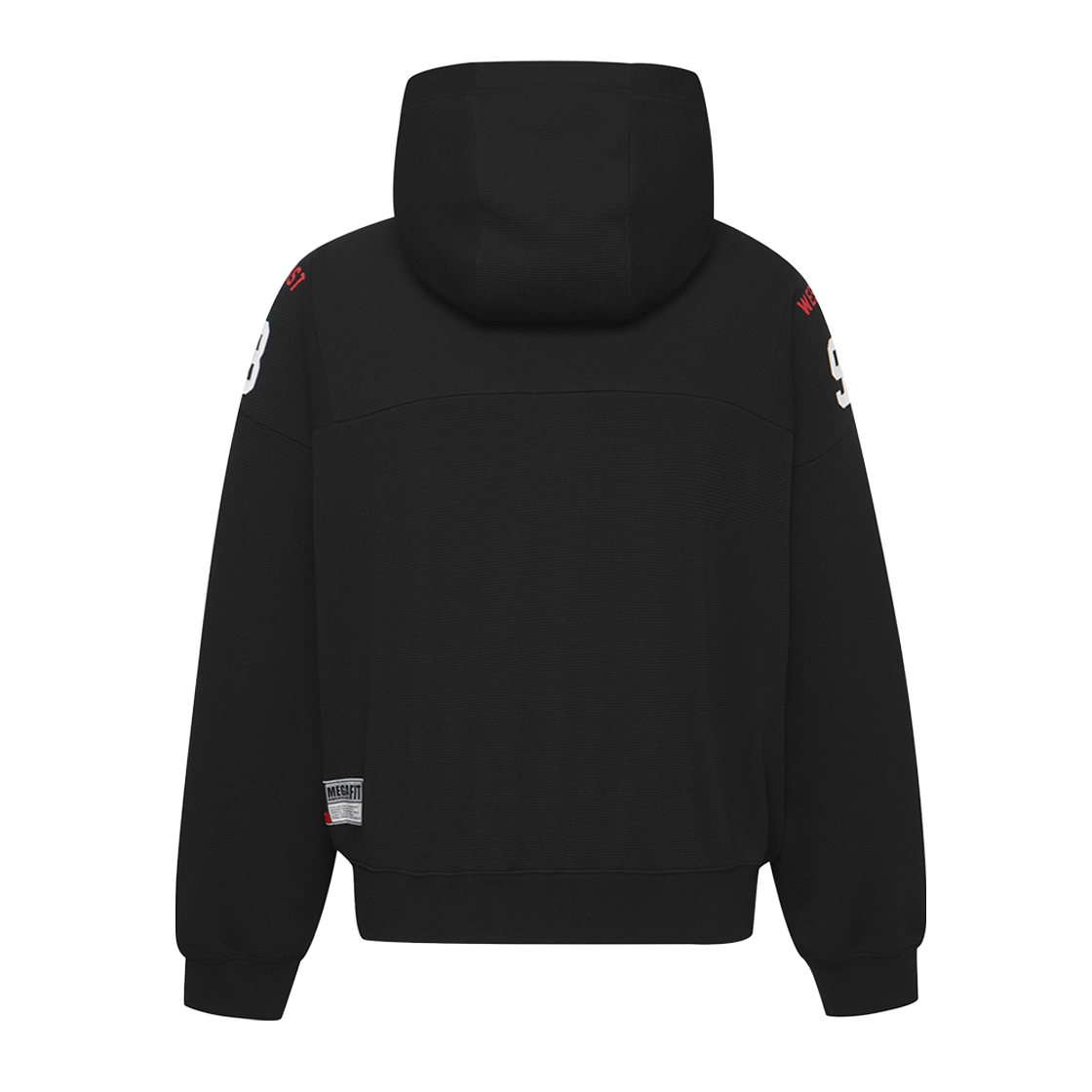 UFC WCFC 93 메가핏 후드티 블랙 U4HDX3102BK(UFC WCFC 93 MEGA OVERSIZED FIT HOODIE BLACK U4HDX3102BK) - 3