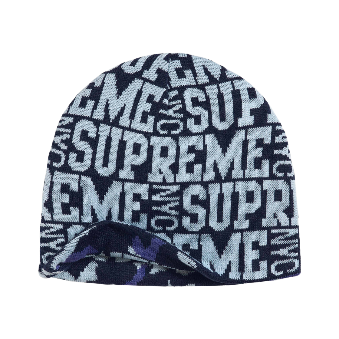 슈프림 리버시블 카모 비니 네이비 - 26FW(Supreme Reversible Camo Beanie Navy - 26FW) - 2
