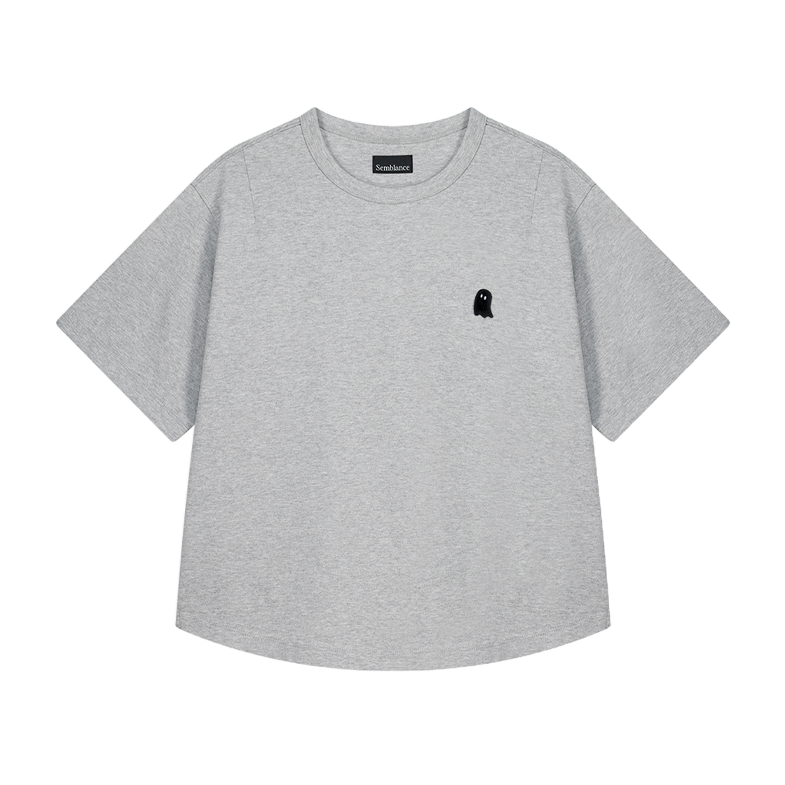 ZI1TS818MG ZIOSONGIZO SEMBLANCE WOMAN  REGULAR T SHIRT MELANGE GRAY