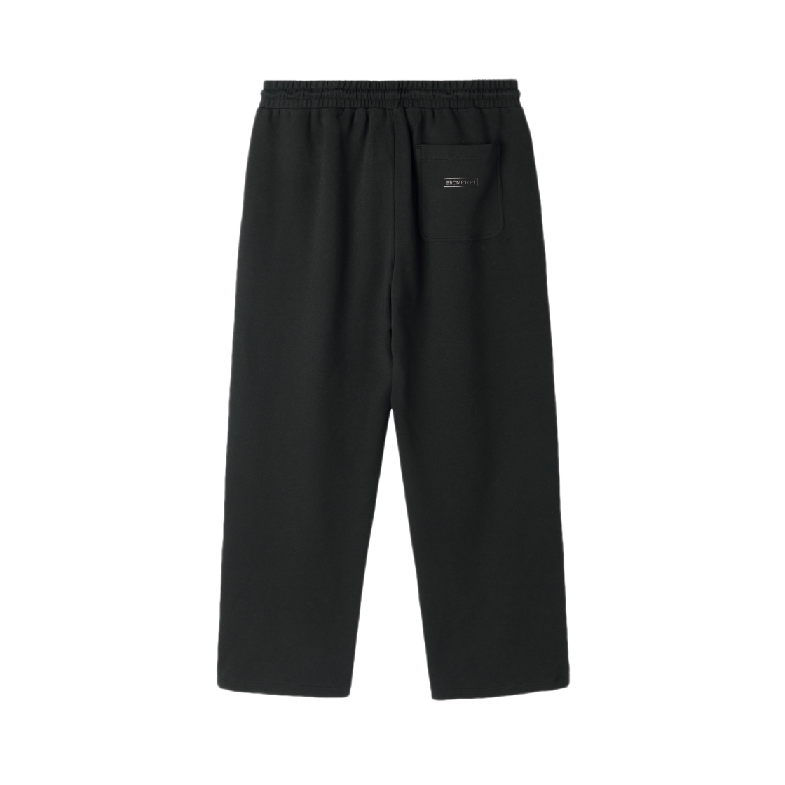 브롬톤 런던 로고 스트레이트 스웻 트라우저 블랙(BROMPTON LONDON Logo Straight Sweat Trousers Black) - 2