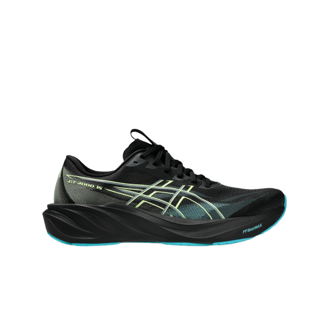 1011C235-002 Asics GT-2000 15 Black Energy Aqua