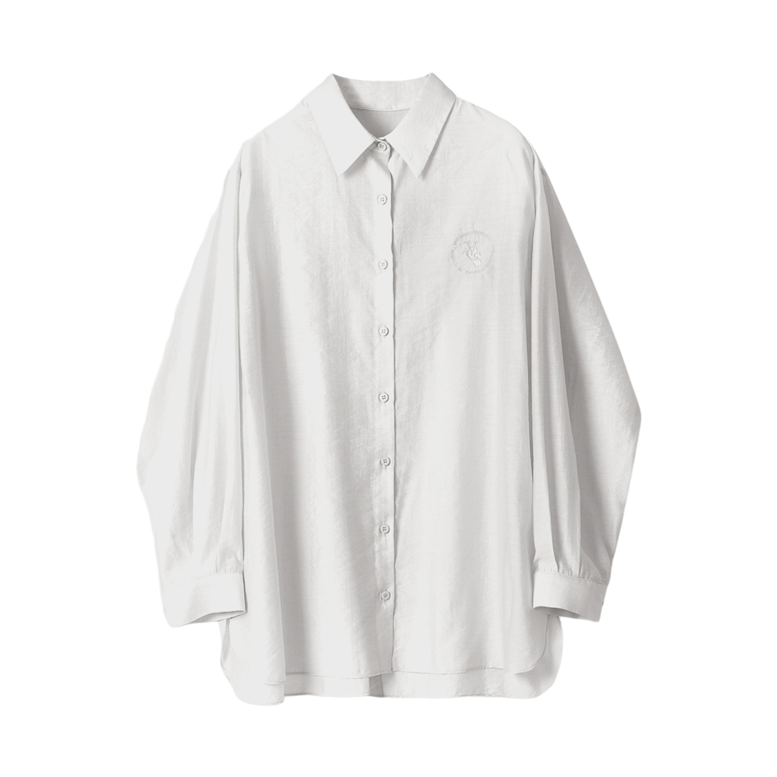 비바셔스 미누 백 슬릿 셔츠 화이트(VIVACIOUS Minou Back Slit Shirt WHITE)