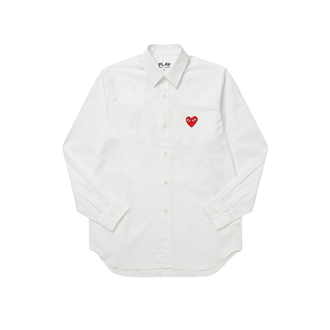 AX-B002-051 2 [25% 쿠폰] Play Comme des Garcons Red Heart Shirt White