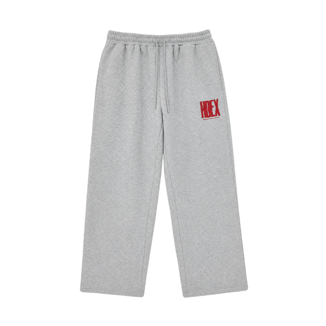 H253MRLMP99MGY HDEX Crack Printed SweatPants Melange Gray