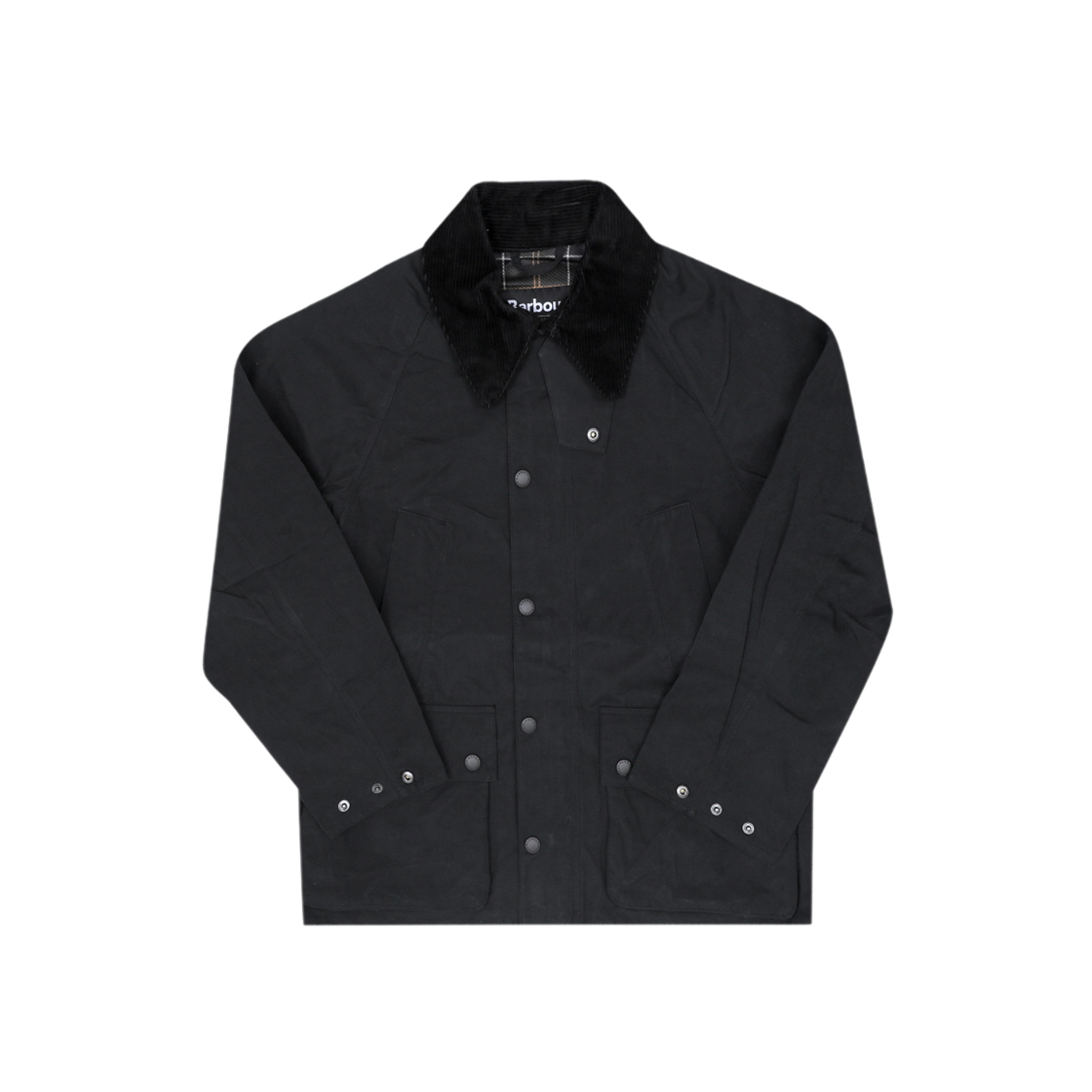 MCA0933BK11 [25% 쿠폰] Barbour Peached Oversized Bedale Casual Jacket Black