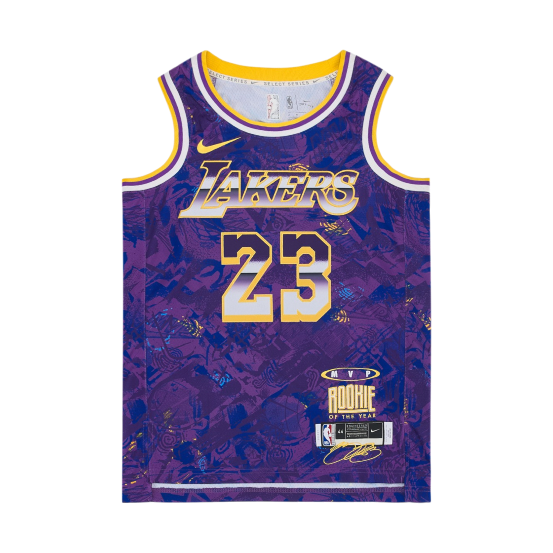 나이키 르브론 제임스 LA 레이커스 셀렉티드 에디션 저지 퍼플(Nike LeBron James LA Lakers Seleted Edition Jersey Purple) - 2