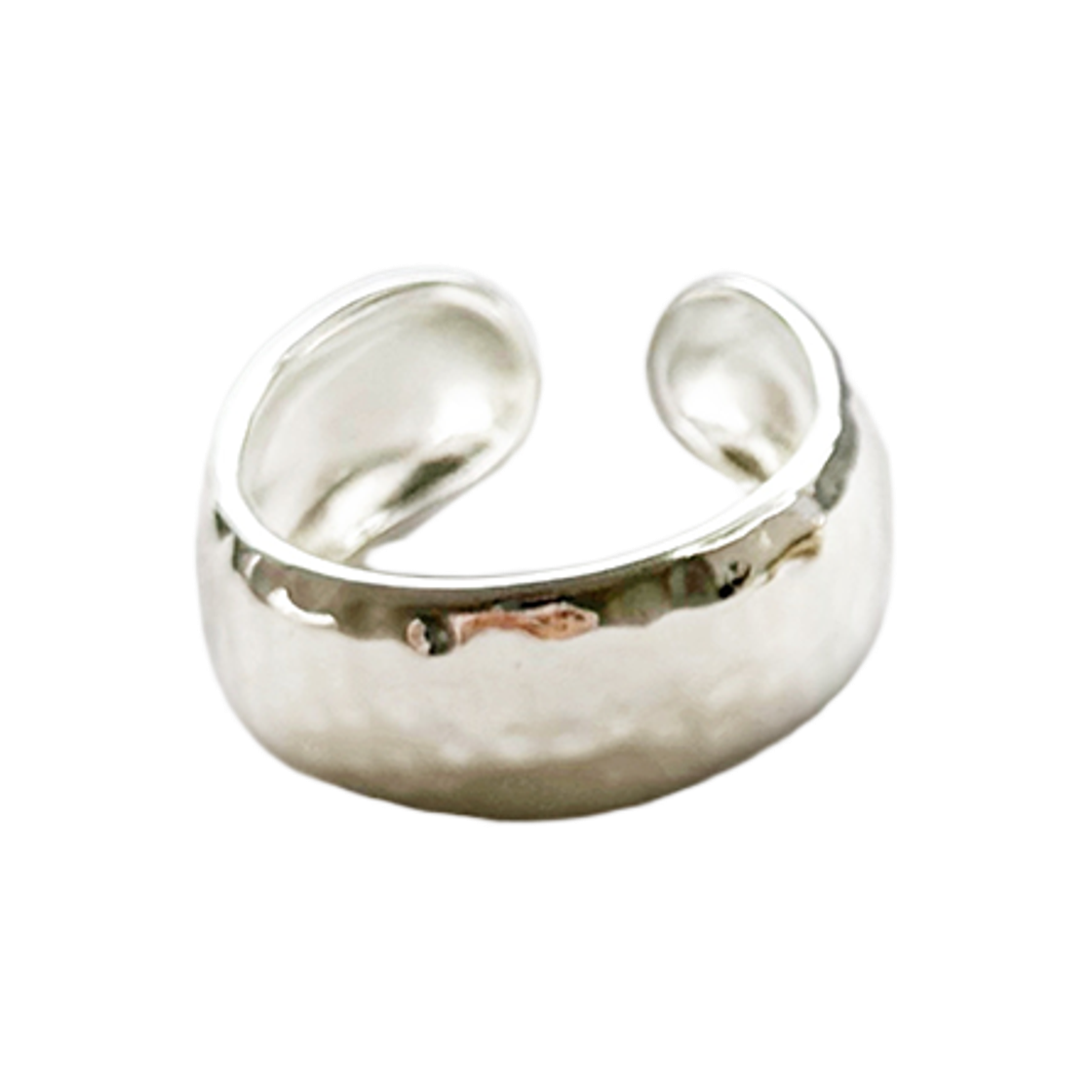 L262MRI010 lovememonster Bold Rough Ring SILVER