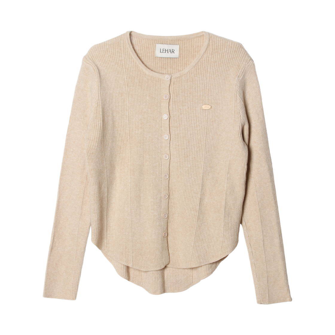 P0000RUT maisonlehar Moly Button Wrap knit 2color