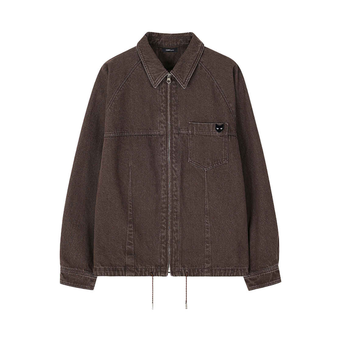 SI5JP823BR SONGZIO ZZERO Panther Denim Shirt Jacket Brown