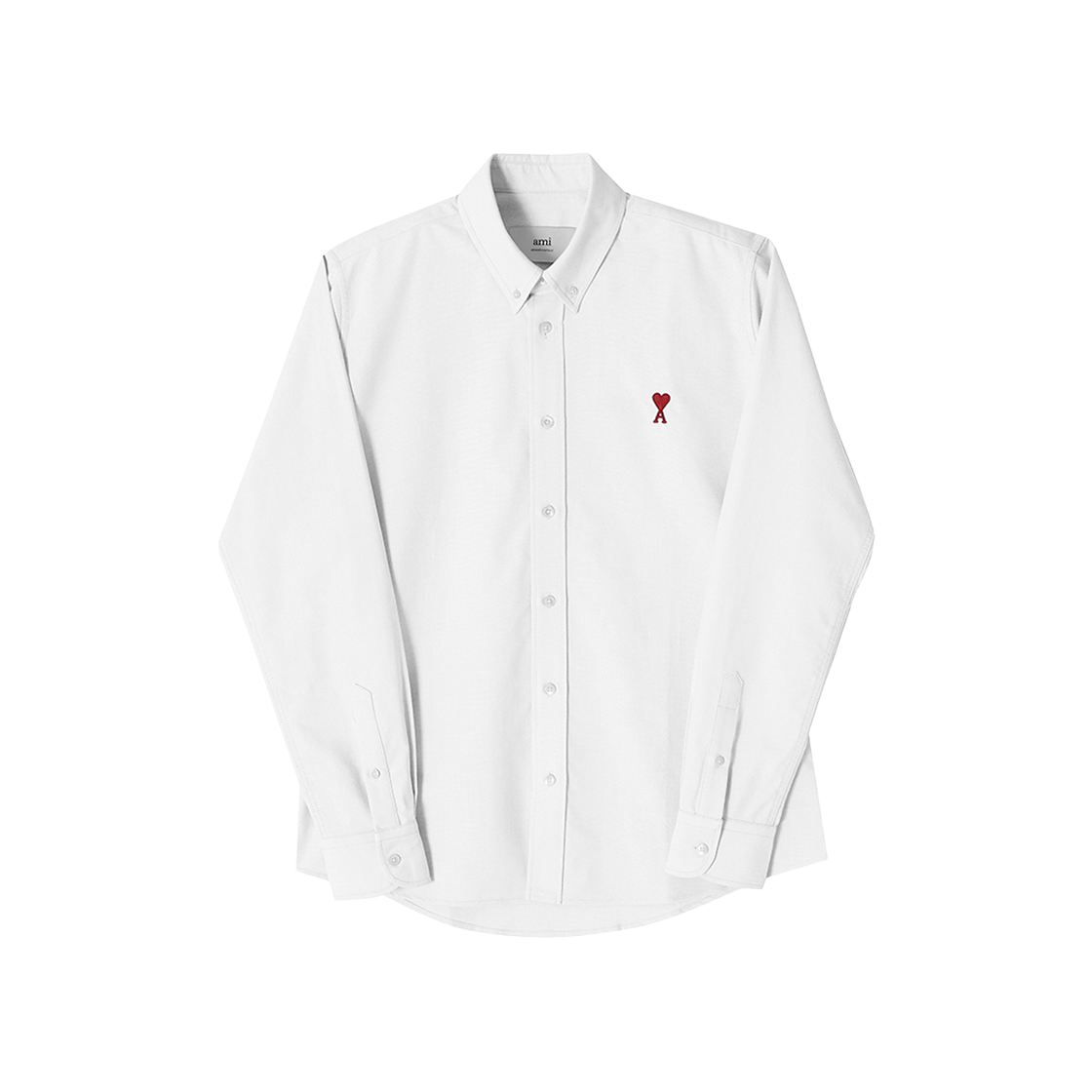 BFUSH063 CO0031 168 [25% 쿠폰] AMI de Coeur Cotton Oxford Button Down Shirt Natural White