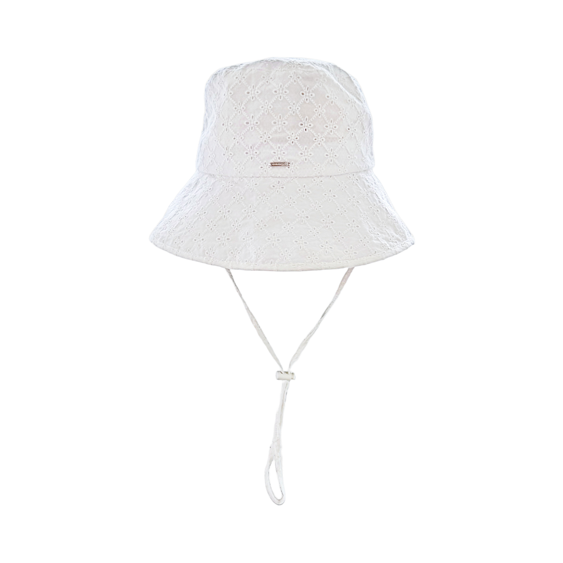 L262MCP060 lovememonster Picnic Flower Lace Bucket Hat WHITE