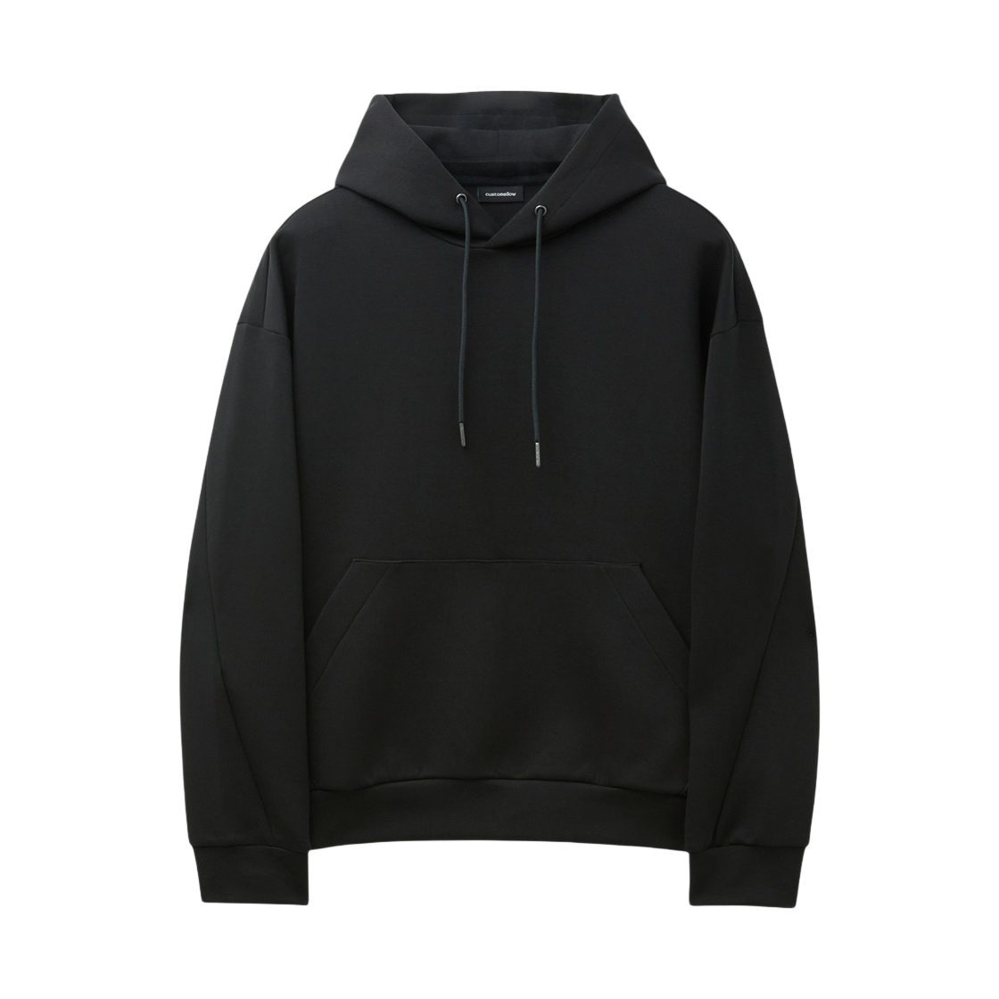 CWTAW26615BKX Customellow Oversized Hooded T-Shirt Black