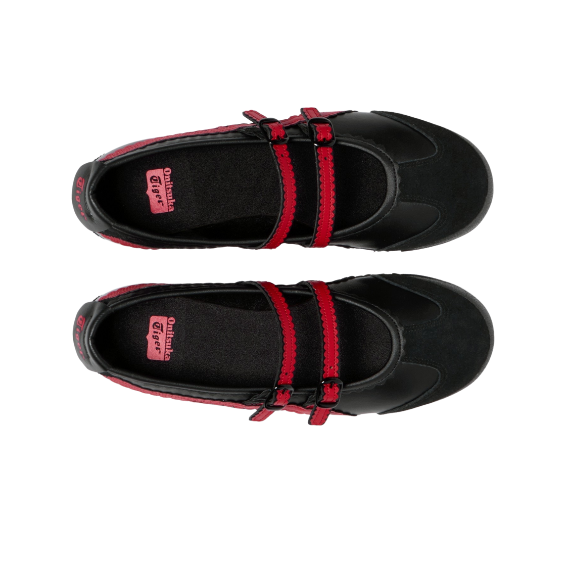(W) 오니츠카 타이거 멕시코 66 TGRS 블랙 클래식 레드((W) Onitsuka Tiger Mexico 66 TGRS Black Classic Red) - 2