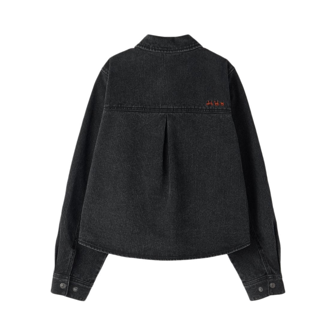 브롬톤 런던 우먼 데님 셔켓 블랙(BROMPTON LONDON W Denim Shirtket Black) - 2