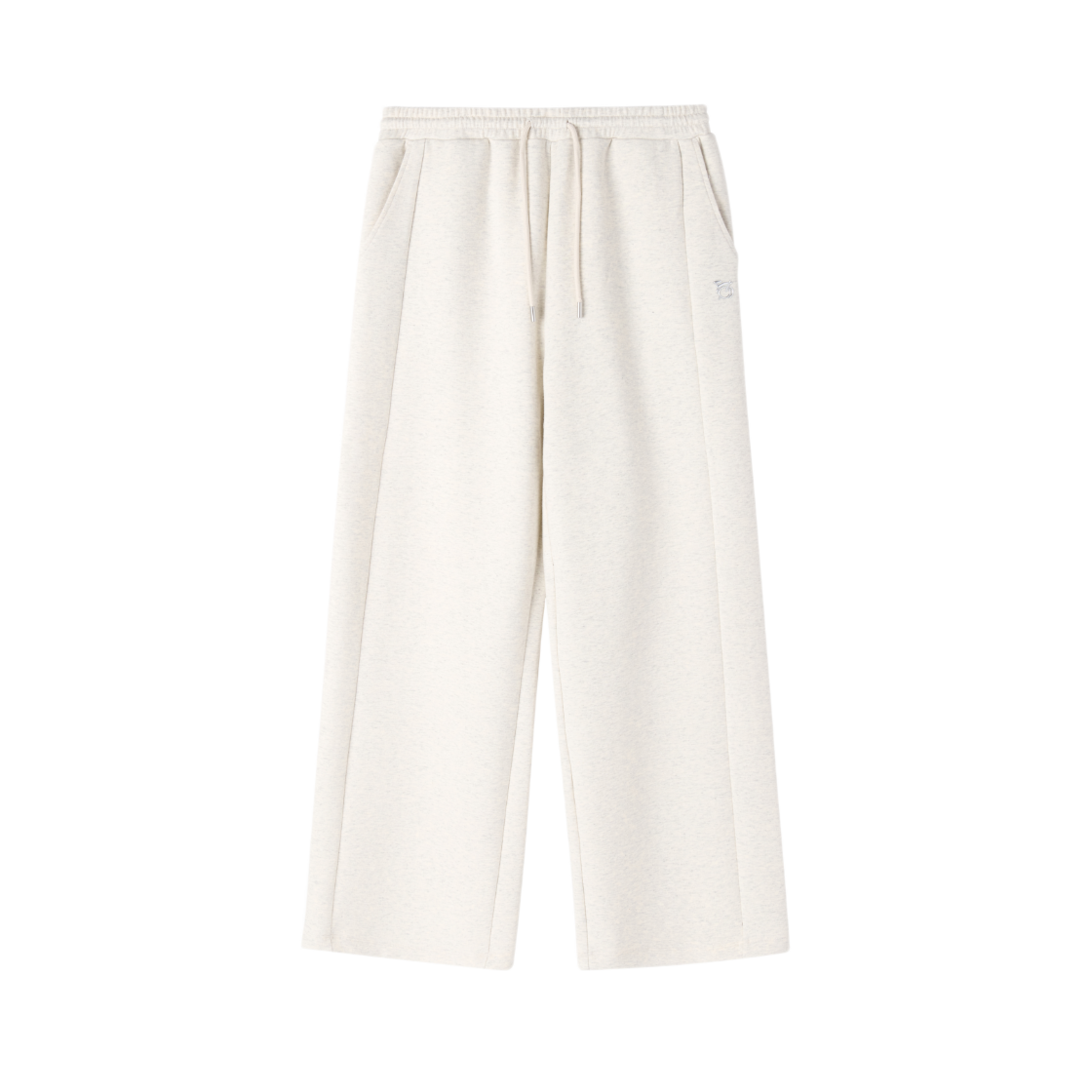 P263WPT161035 BROMPTON LONDON W Wide Sweat Trousers Oatmeal