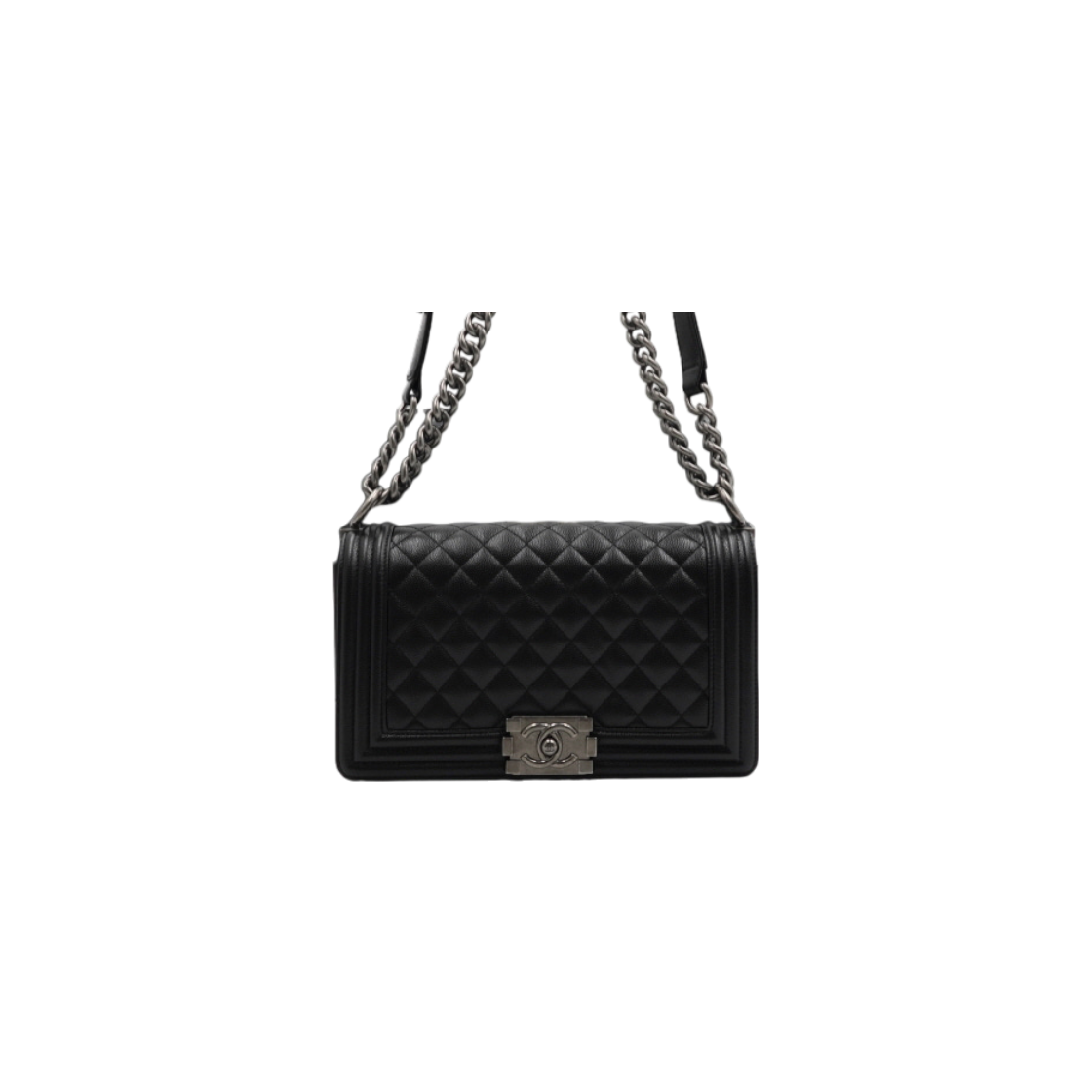 ITEUDDOGKP2U Chanel Boy Chanel Medium Flap Shoulder Bag Black