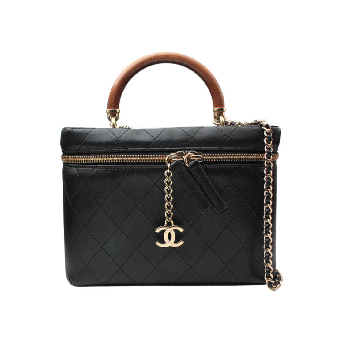 ITQ6RKMS3NAH Chanel Black Cosmetic Crossbody Bag