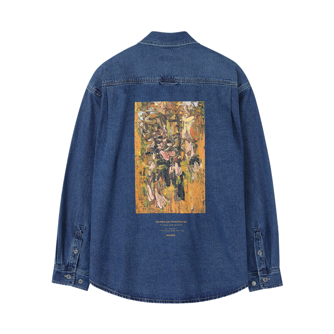 송지오 옴므 페인티드 데님 셔츠 블루(SONGZIO HOMME Painted Denim Shirt Blue) - 2