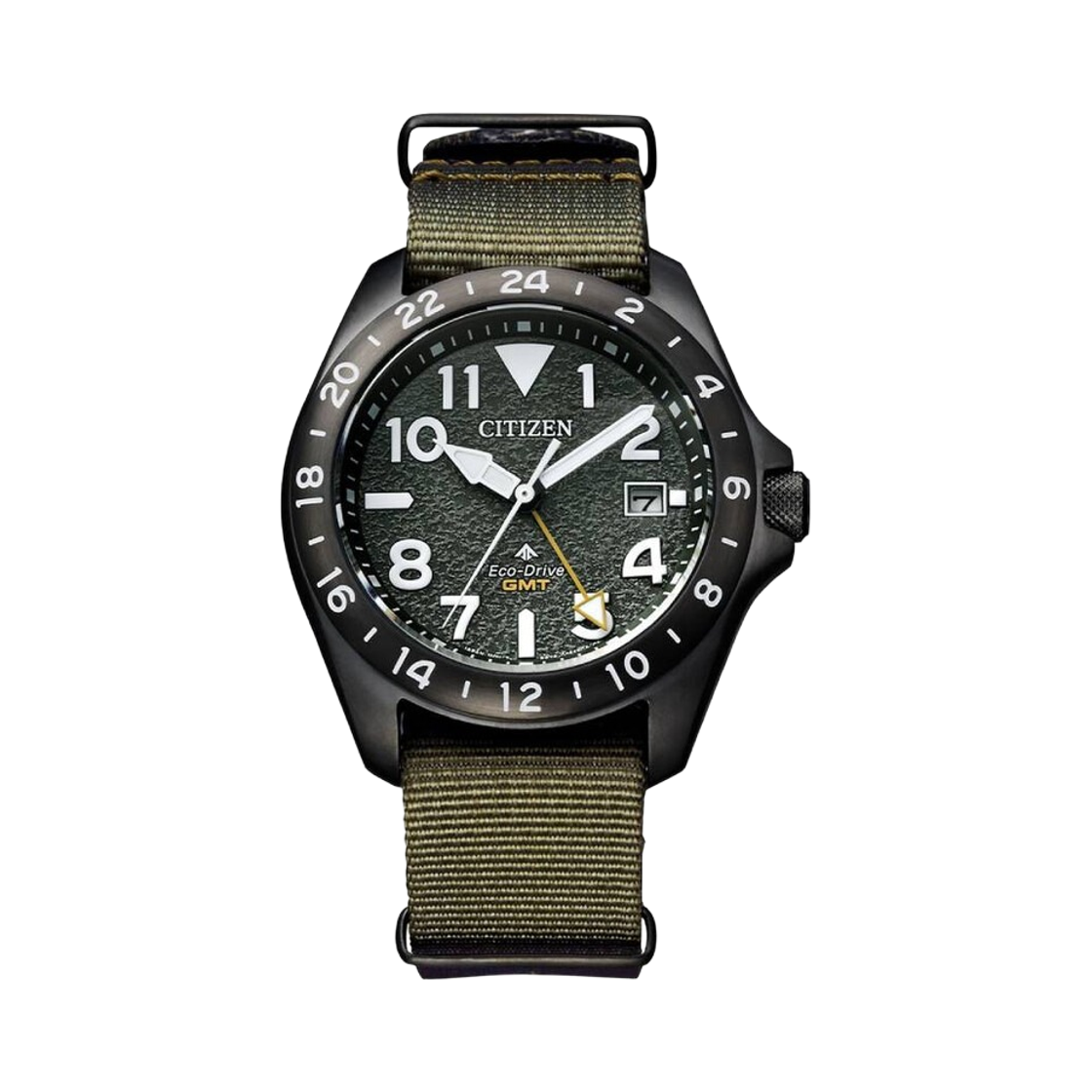 BJ7155-05X Citizen Promaster Land Eco-Drive 39.5mm Steel Nylon Strap Green