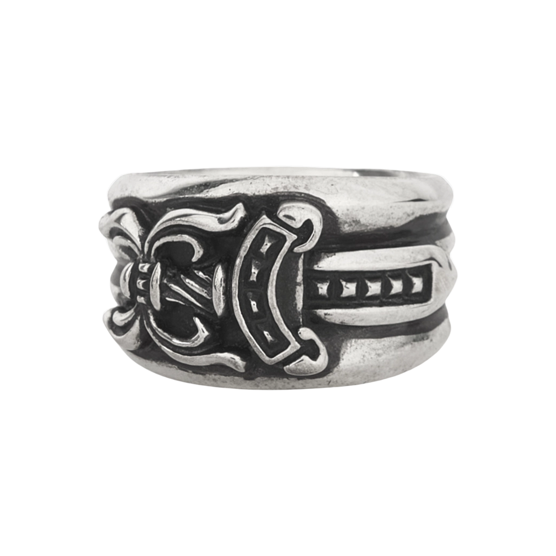 - Chrome Hearts Dagger Ring Silver
