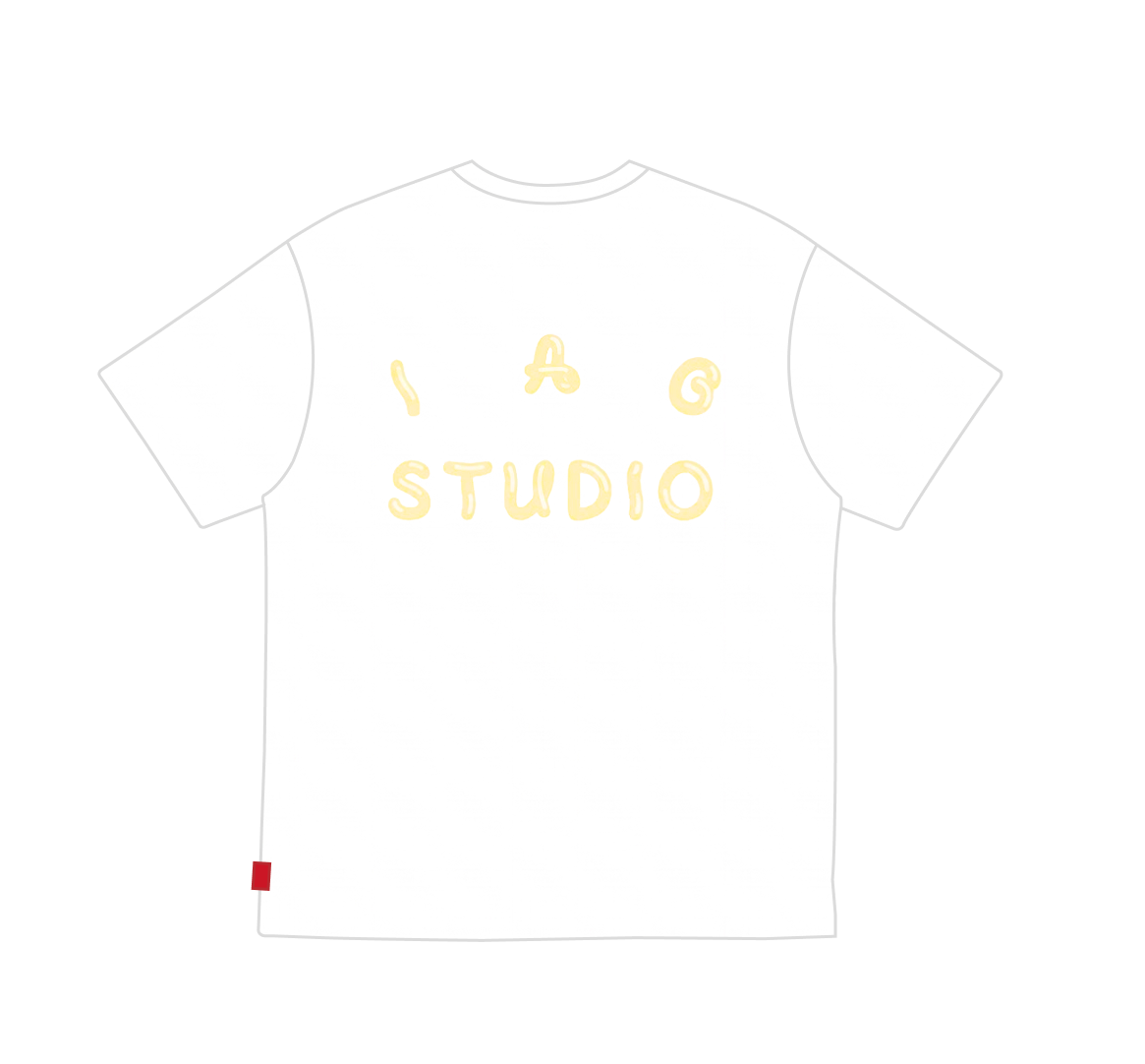 아이앱 스튜디오 x 오뚜기 마요네스 티셔츠 화이트(IAB Studio x Otoki Mayonnaise T-shirt White)